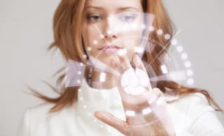 woman-is-touching-digital-data-slovnaft-s